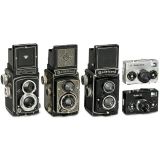 5部Rollei TLR 和35mm相机