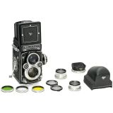 Rolleiflex 3,5 F 带附件   1971年