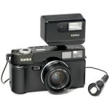 带快门按线连接的Konica Hexar相机