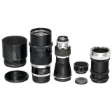 Leitz Berg-Elmar 6,5/10,5 cm and Telyt 4,5/20 cm