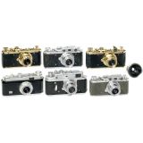 4部仿Leica相机以及2部Leica赝品相机