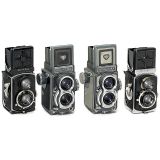 4 x Rolleiflex 4x4-TLR / 4台禄莱福莱4x4双反