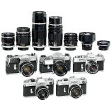 Lot Canon SLR Camera with Lense