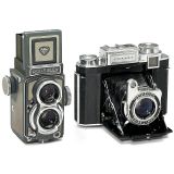 蔡司 Super Ikonta 6x6 cm 及 禄莱 Rolleiflex 4x4 cm