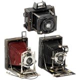 Ernemann: Klapp-Camera, 2台Heag XII