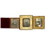 达盖尔式摄影法(Daguerreotype)相片