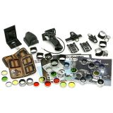 多个Rolleiflex TLR相机附件