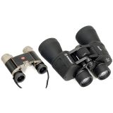 Leica Trinovid 8 x 20 BC, and Bresser 10 x 50