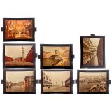 7 Original Photographic Views by Carlo Ponti, Venice   1862年