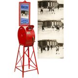 带有罕见图片卷轴的Mutoscope    1920年前后