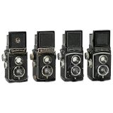 四台禄莱可德 Rolleicord