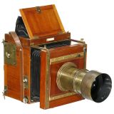 黄铜镜头, J. & S. Merz制, 约1870年 (Petzval Type)