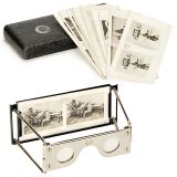 蔡司立体观影器及图片Zeiss-Aerotopograph with Cards, 约1933年