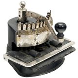 “The Lightning Check Punch” 支票打印机，1893年