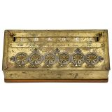 Pascaline(或者算术)计算器，Blaise Pascal的原装计算器 1623-1662年
