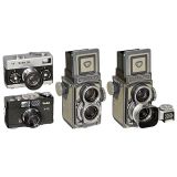 2 台 Rolleiflex 4x4 和 2台 Rollei 35