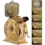 Early German Cast-Iron Art-Nouveau Mutoscope, c. 1900