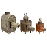 3 Magic Lanterns for Restoration, c. 1900