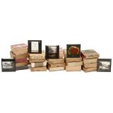 Large Group of 3 ¼ in. Photographic Magic Lantern Slides
