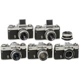 5 Icarex 35 Reflex Cameras