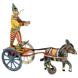 Clown with Donkey by Gama, c. 1935