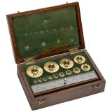 A Complete Set of Standard Pharmacy Weights, c. 1890