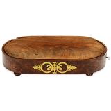 Empire Clock Base with Key-Wind Musical Movement, c. 1830