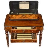 Interchangeable Mandoline Musical Box by Bremond, c. 1870