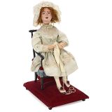 Contemporary Musical Knitting Lady Automaton by Michel Marcu, 20