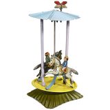 Tin Toy Horse Carousel by Tipp & Co, c. 1925