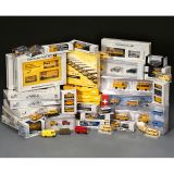 Collection of H0 Brekina Transporters and Buses