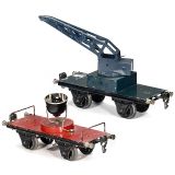 2 Gauge I Special Wagons by Märklin, c. 1935