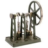 Large 2-Cylinder Steam Engine, c. 1920