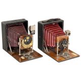 2 English Flat-Bed Cameras