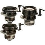 3 Movie Lenses for Arriflex 35 mm, c. 1965