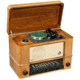 Recordophone Radio with Wire Recorder, c. 1950