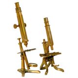 2 Brass Compound Microscopes