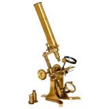 English Compound Microscope by Elliott Bros., c. 1860