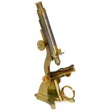 Large Compound Microscope by Pillischer, c. 1870