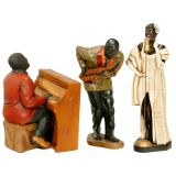 Group of 3 Jazz Musician Figures