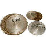 Group of Mira and Stella Discs, c. 1900