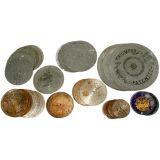 Group of Different Musical Box Discs, c. 1900