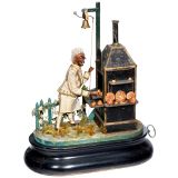 Musical Automaton Monkey Baker by Jean-Marie Phalibois, c. 1880