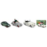 4 Schuco Vintage Cars, c. 1990