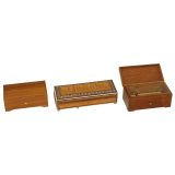 3 Musical Boxes CH 3/82 by Reuge