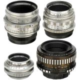 4 Lenses with M42 Screw-Mount
