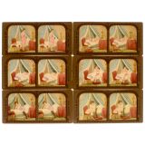 6 Erotic Tissue Stereo Cards (9 x 18) 
