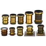 10 Brass Lenses, c. 1880–1900