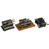 3 Spokewheel Calculating Machines