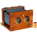German Stereo Field Camera 9 x 18 cm, c. 1897